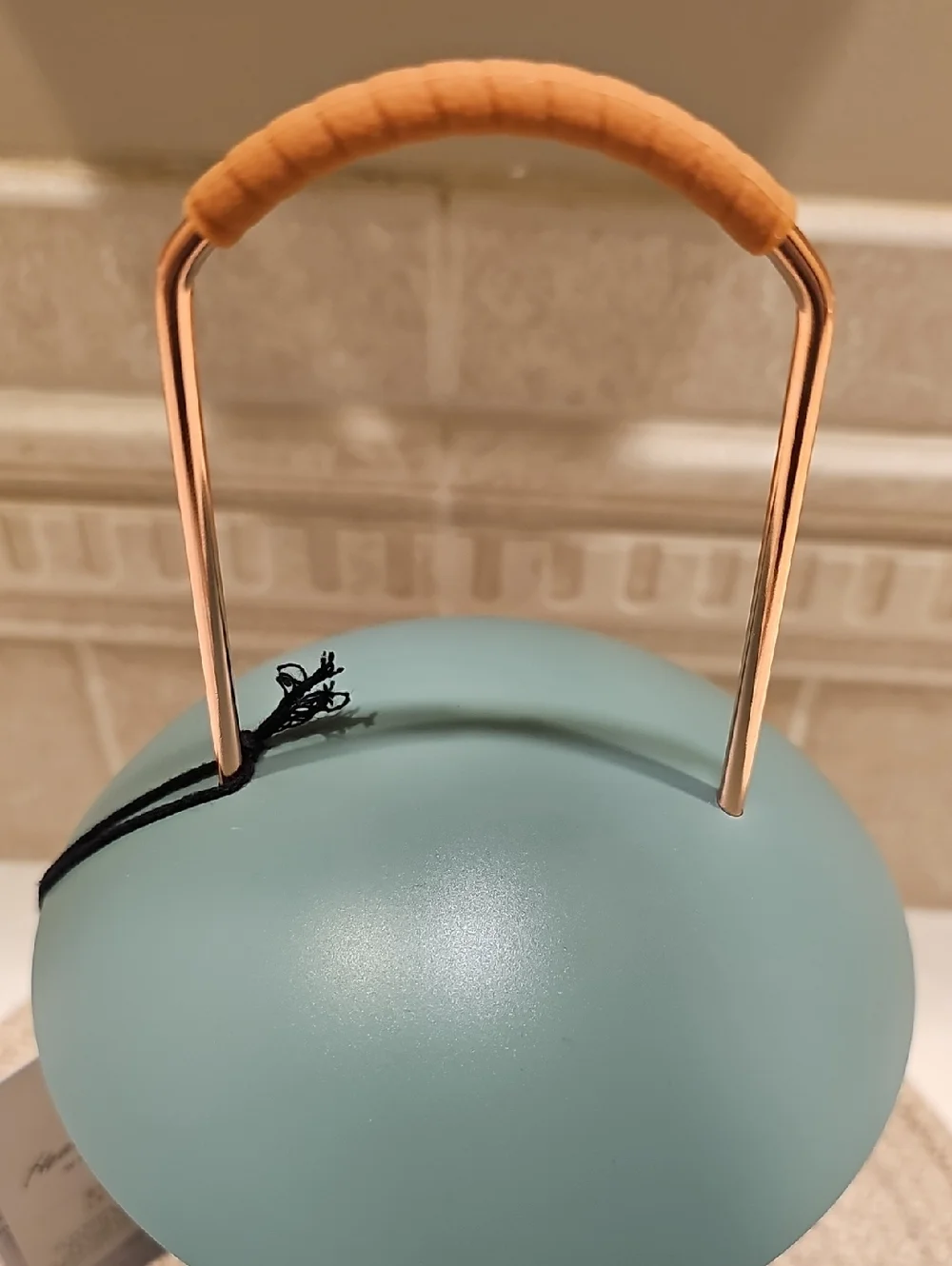 Hearth And Hand Retro Portable Bluetooth Speaker LED Lantern In Sage Green